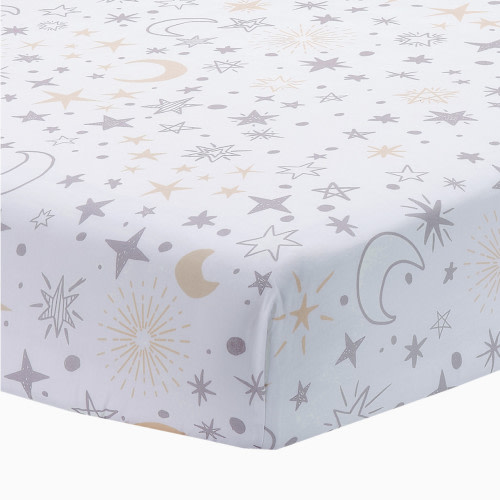 Lambs & Ivy Cotton Fitted Crib Sheet - Goodnight Moon