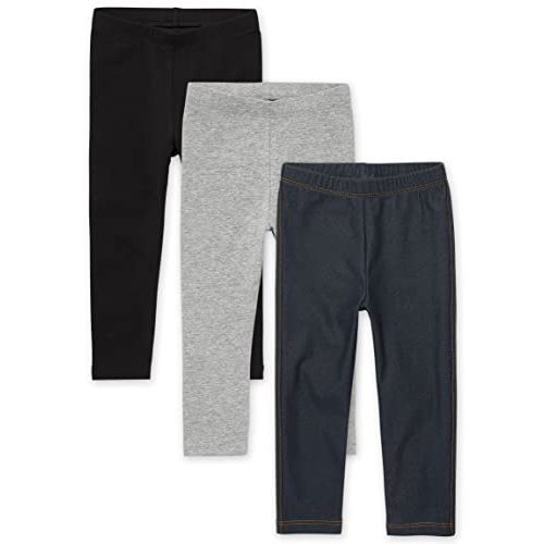 The Children's Place Baby Girls' and Toddler Leggings 3-Pack