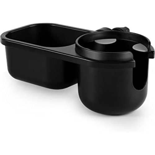 Accmor Stroller Cup Holder with Tray, Universal Cup Holder, Bike Bottle Holder, 360° Rotatable Large Caliber Drinks Holder for Stroller, Bike, Wheelchair, Walker