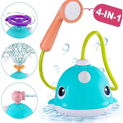 Koala Bath Shower Toy For Kids Battery Operated Water Squirt Shower Faucet  Bathtub Water Pump Sprinkler Shower Pool Bathroom Toy For Baby Toddler Infa