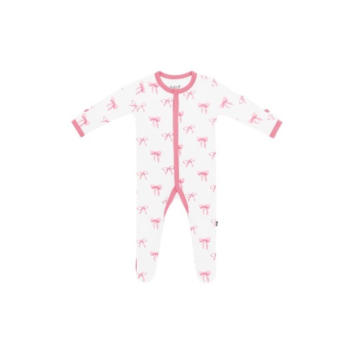 Print Snap Footie, 3-6M