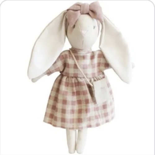 Sofia Mini Rose Check Bunny