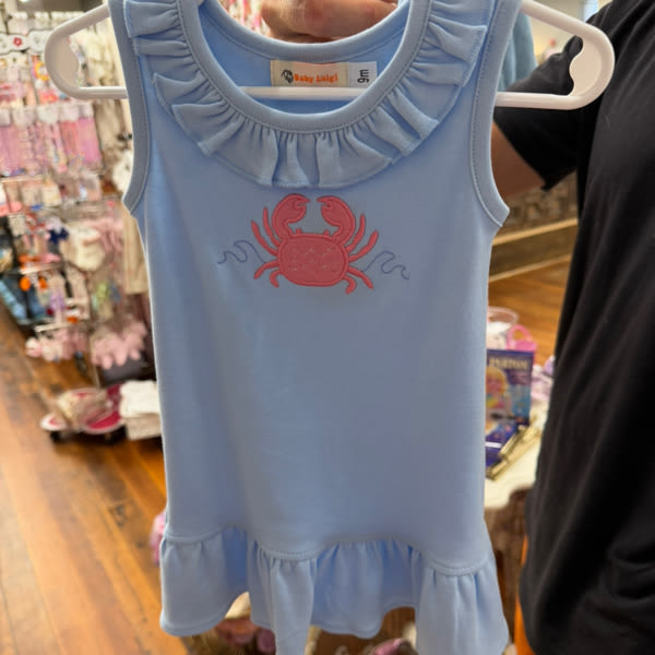 9M Blue Crab Ruffle