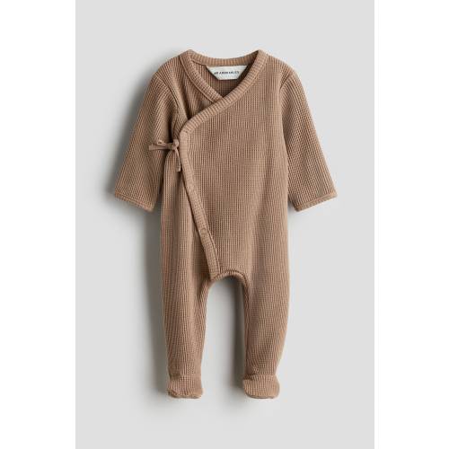 WAFFLED COTTON JUMPSUIT