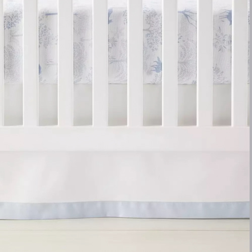 Border Frame Crib Skirt | Serena and Lily