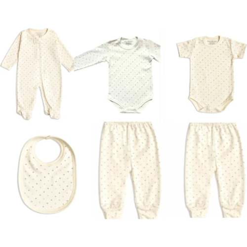 Hearts Print Baby Essentials Gift Box, Set of 6 - Snuggles n Cuddles | Maisonette