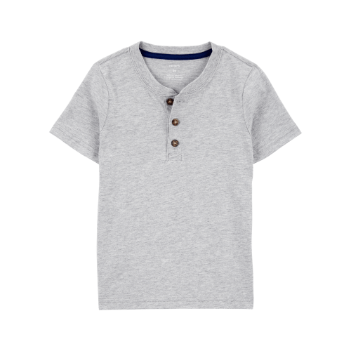 Baby Short-Sleeve Henley Tee - Carter's | Carter's