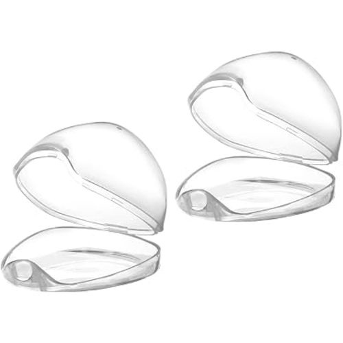Accmor Pacifier Case, Pacifier Holder Case, Pacifier Container for Travel, BPA Free, Transparent, 2 Pack