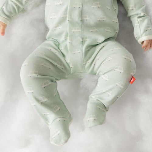 beep beep time for sleep organic cotton magnetic parent favorite footi – Magnetic Me