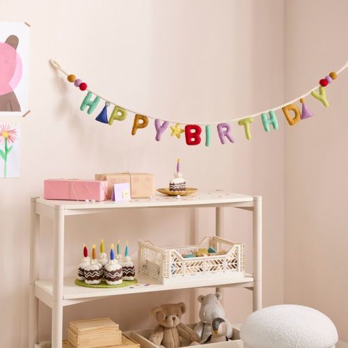 Felt Happy Birthday Garland