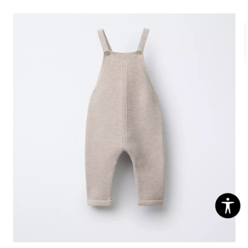 KNIT OVERALLS - Sand / Marl | ZARA United States