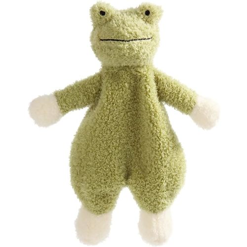 Apricot Lamb Stuffed Animals Security Blanket Green Frog Infant Nursery Character Blanket Luxury Snuggler Plush 10 Inches