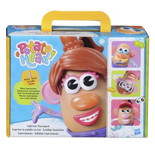 Potato Head Express Yourspud Playset with 1 Potato Body and 32 Accessories, Creative Toddler and Preschool Toys for Boys and Girls 2 Years and Up (Amazon Exclusive)