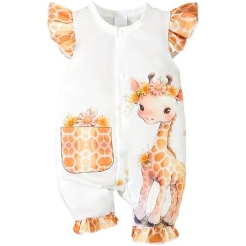 Newborn Baby Girl Clothes Summer Outfits Infant Rompers Jumpsuits Bodysuit Cute Infant Baby Clothes Girl