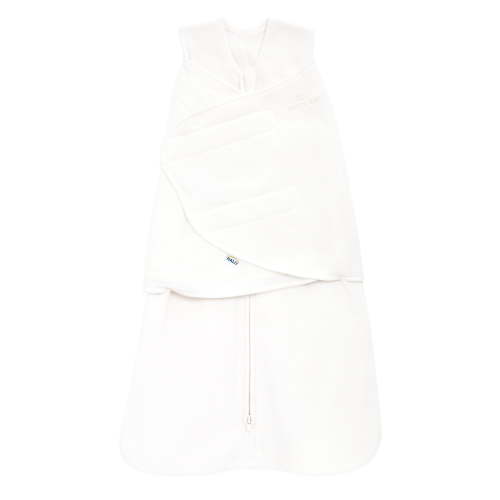 Halo Sleepsack Swaddle, Micro-Fleece, Cream, Infant, Unisex, Small, 3-6 Months