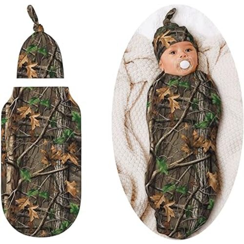 Green Camo Swaddle Blankets Newborn Receiving Blanket Baby Swaddle Wrap Soft Sleeping Sack for Baby Girls Boys