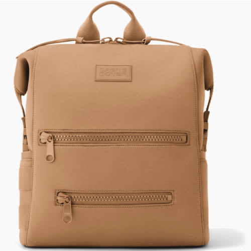 Indi Diaper Backpack in Camel, medium