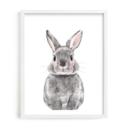 Baby Animal Rabbit Children's Art Prints by Cass Loh | Minted