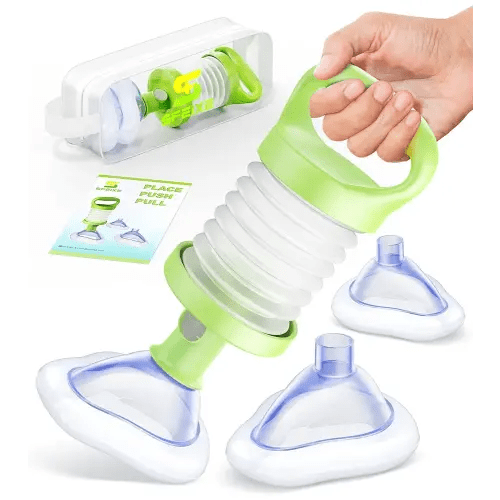 Portable Manual Suction Device for Upper Airway Clearance FSA Eligible/HSA Eligible Aspiration Device for Adults and Children