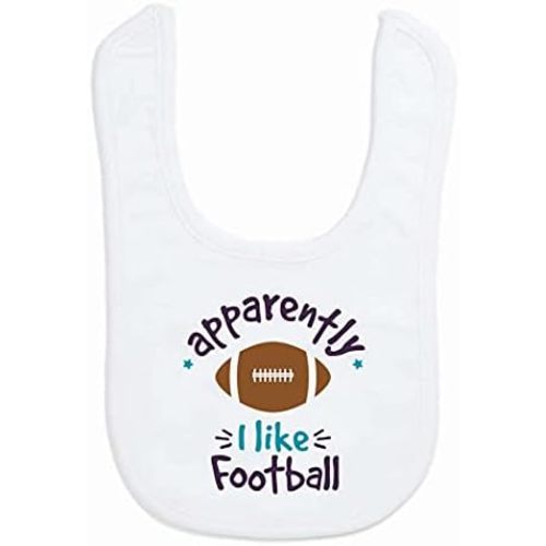 ChalkTalkSPORTS Football Baby & Infant Bibs | Soft Microfiber Football Baby Bibs