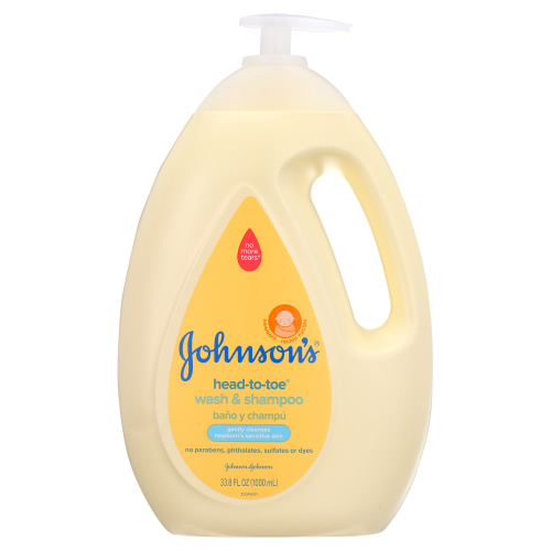 Johnson's Head-To-Toe Tear Free Wash & Shampoo (33.8 Fluid Ounce)