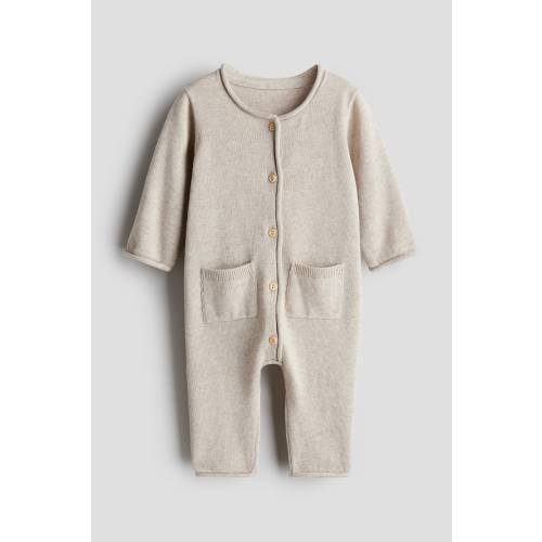 Fine-knit Cotton Jumpsuit