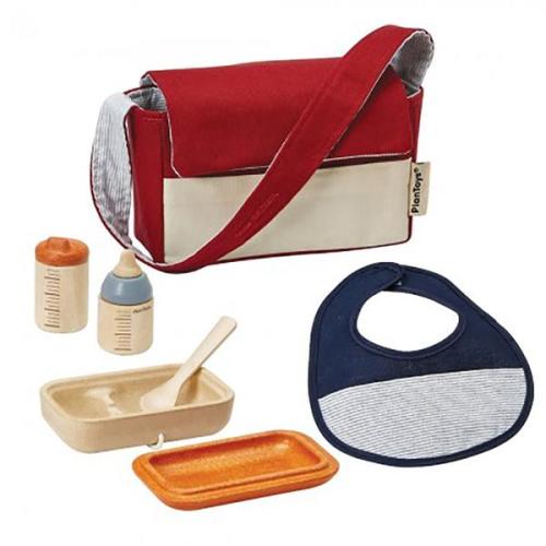 Plan Toys Pretend Play Doll Feeding Set