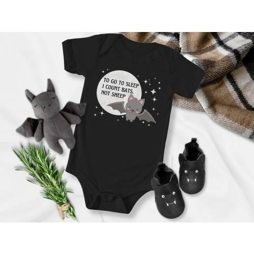 Baby Bat Bodysuit, Spooky Alternative Emo Baby, Goth Mom Baby Gift, Pastel Goth Baby Clothes, Baby Witch, Gothic Baby Clothes, Punk Baby