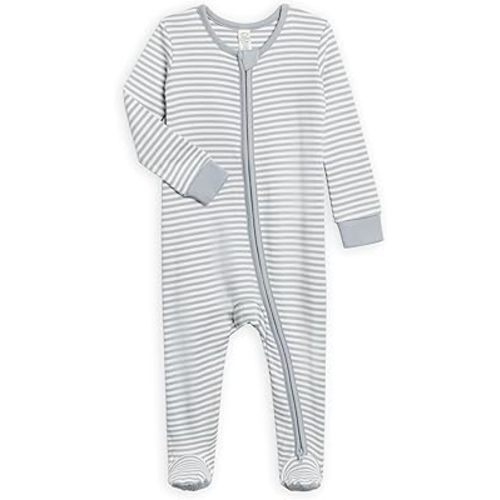 Colored Organics Baby Organic Cotton Peyton Zip Up Footed Sleeper