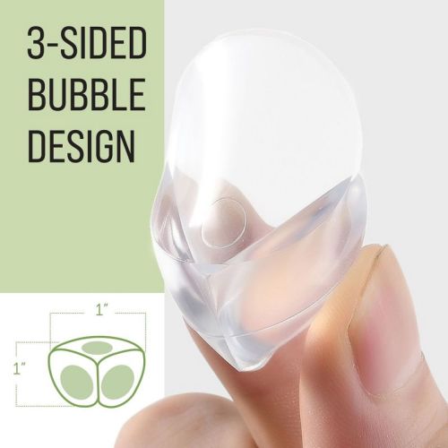 Maplefield [12 Pack] Baby Proofing Corner Protectors - Furniture Edge Protector Corner Bumpers For Babies And Kids - Clear