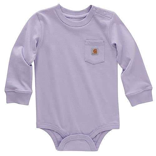 Carhartt Unisex Baby Long-Sleeve Pocket Bodysuit