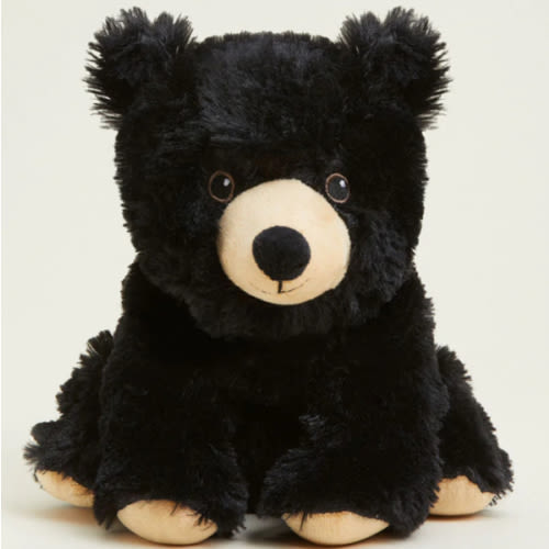 Microwavable Black Bear Warmies | Warmies USA