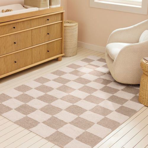 Washable Blocks Rug