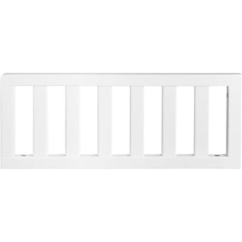 Toddler Safe Guardrail Compatible with Delta Children Convertible Crib, Crib Rail for Prevent Toddler from Rolling Off The Bed, White