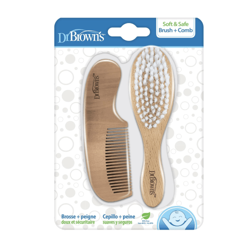 Dr. Brown's Soft and Safe Baby Brush + Comb