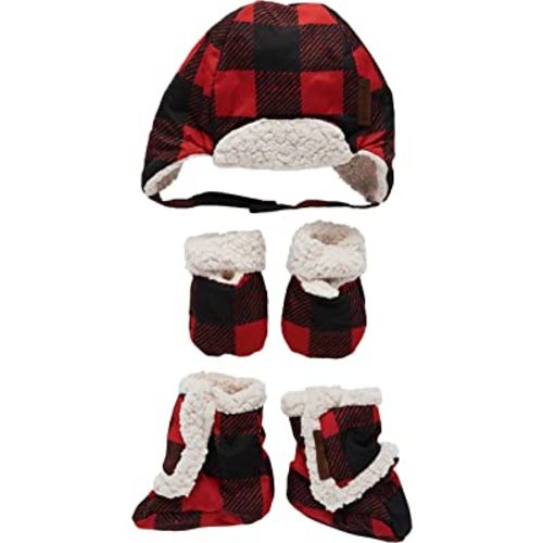 JJ Cole Baby Winter Hat, Mitten, and Booties Set