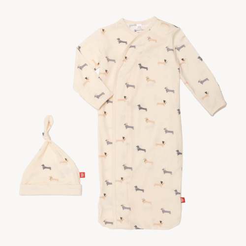 beenie von weinie modal magnetic cozy sleeper gown + hat set – Magnetic Me