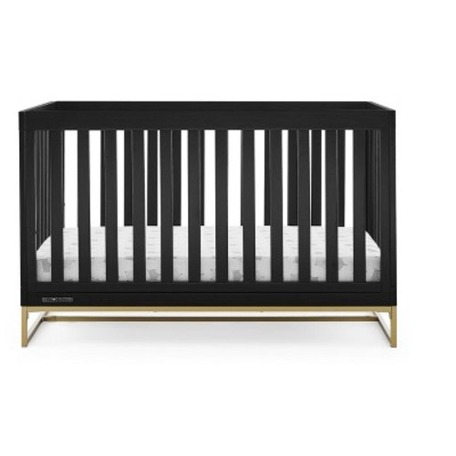 Delta Children Jade 4-in-1 Crib with Daybed Conversion, Ebony
