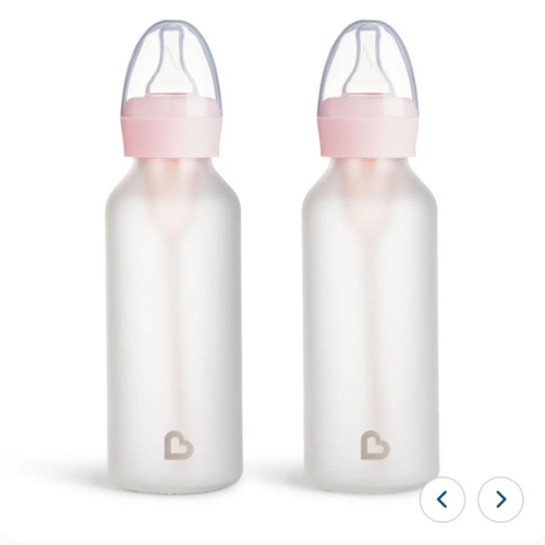 Bond® Silicone Glass Bottle 4oz or 8oz, 2pk | Munchkin