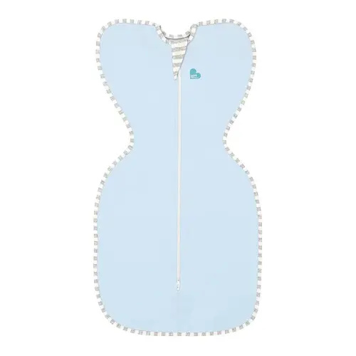 Love To Dream Swaddle UP, Blue, Small, 7-13 lbs., Dramatically better sleep, Allow baby to sleep in their preferred arms up position for self-soothing, snug fit calms startle reflex