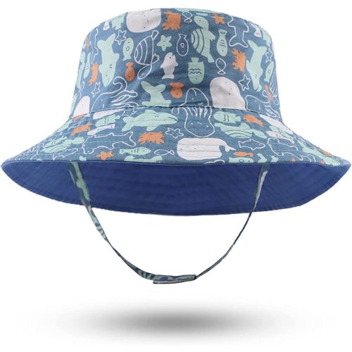 Summer Baby Sun Hat Infant Toddler Bucket Hats for Boys UPF 50+ Kids Boy Beach Hat 0-4 Years