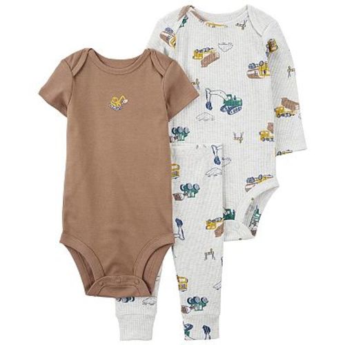 Baby Boy Carter's 3-Piece Construction Bodysuits & Pants Set