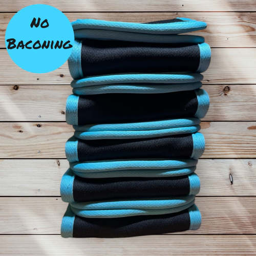 Natural Fiber Insert - 6 layer Hemp/Cotton Insert w/ Bright Blue AWJ Edge