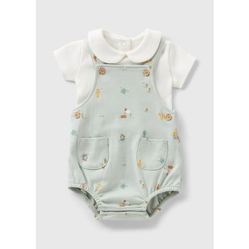 Baby Farm Animal Romper Set