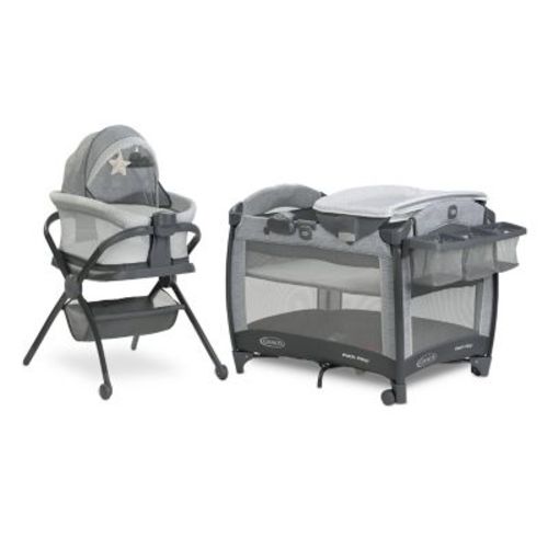 Graco® Pack 'n Play® Day2Dream™ DLX Playard with Portable Bassinet in Beau - GREY - PLAYARD