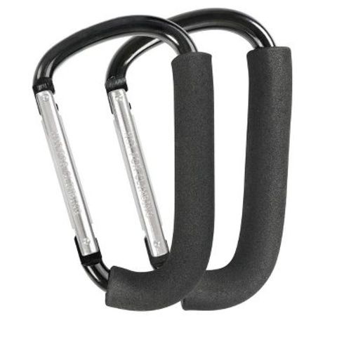 Stroller Hooks, 6.3" Large Stroller Clip, 2 Pack Stroller Hooks, Stroller Accessories