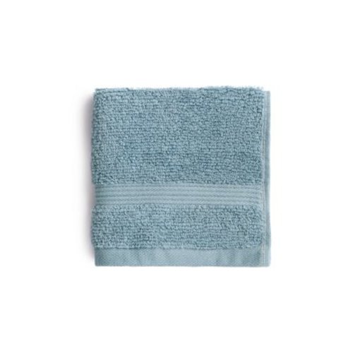 Mainstays Performance Solid Washcloth, 12" x 12", Blue Linen