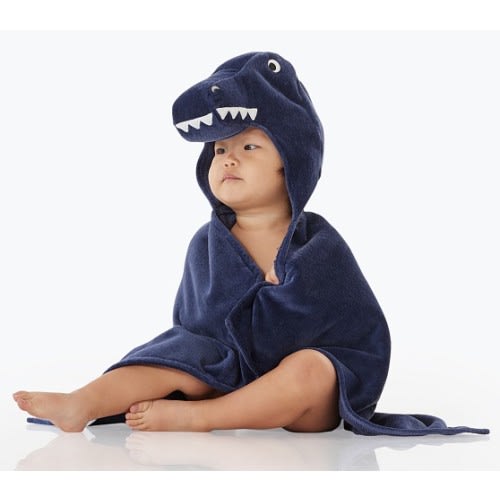 T-Rex Baby Hooded Towel | Pottery Barn Kids