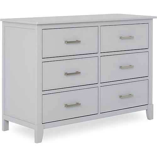 Dream On Me Cleo Double Dresser in Pebble Grey