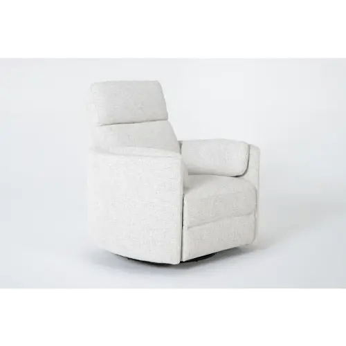 Rayna Quartz Nursery 40" Power Swivel Glider Recliner | Rocker | USB | Living Spaces